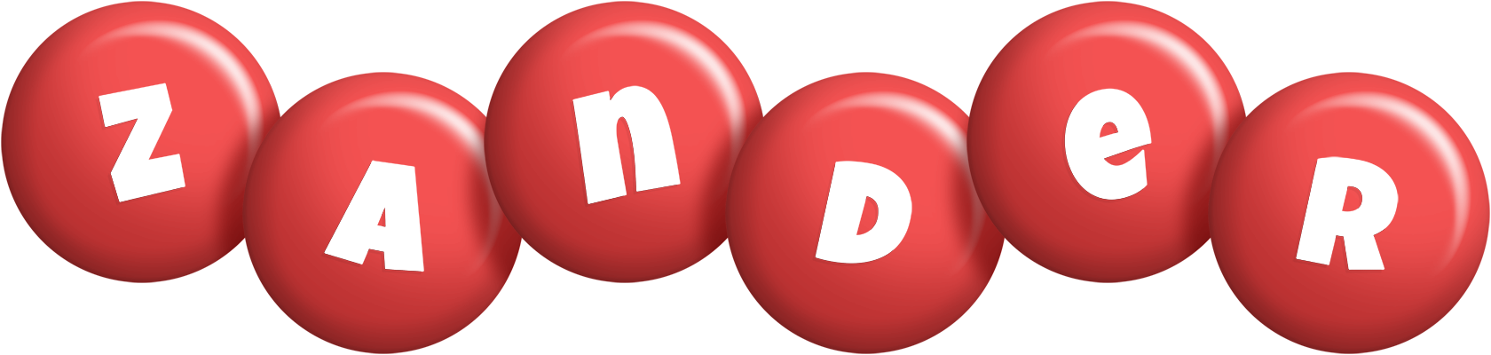 Zander candy-red logo