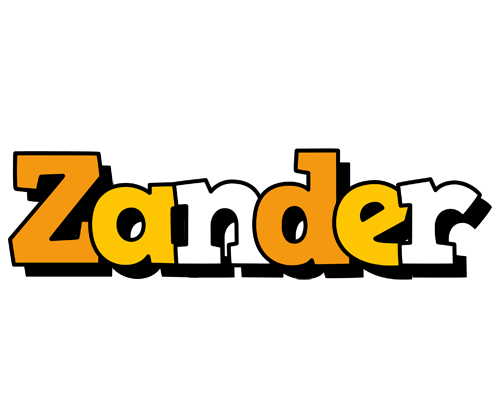 Zander cartoon logo