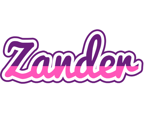 Zander cheerful logo