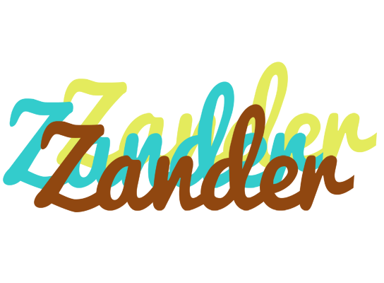 Zander cupcake logo