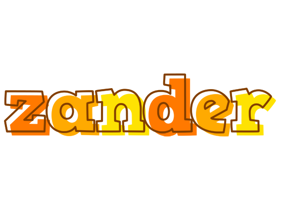Zander desert logo