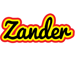 Zander flaming logo