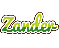 Zander golfing logo