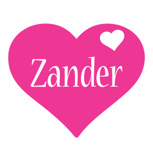 Zander love-heart logo