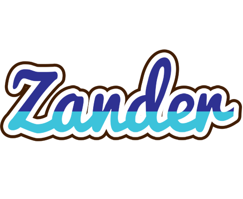 Zander raining logo