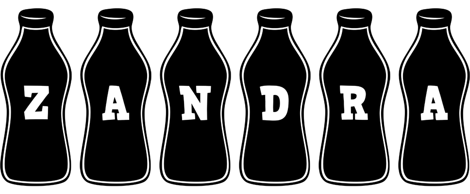 Zandra bottle logo