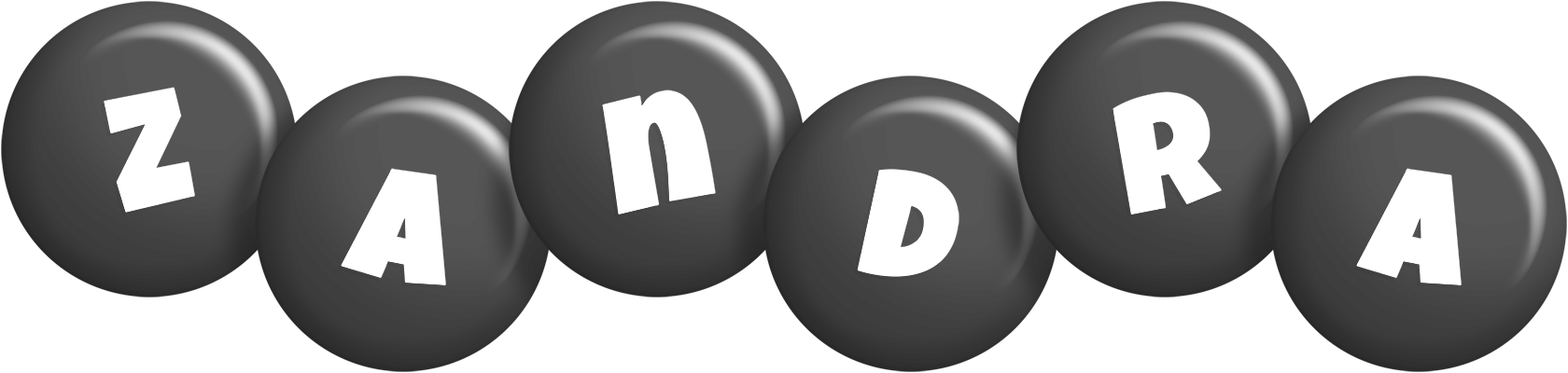 Zandra candy-black logo