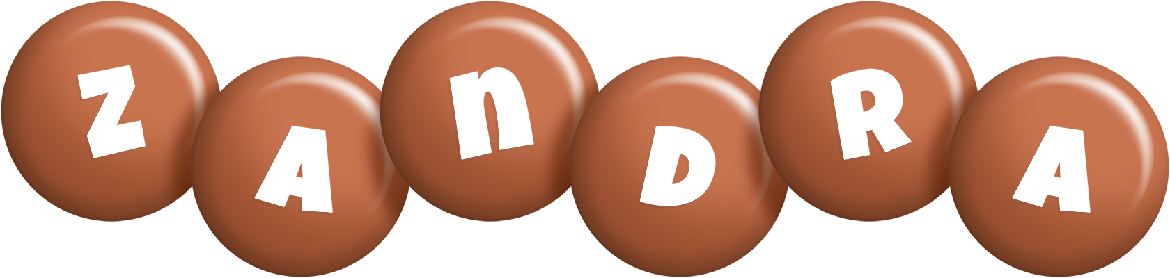 Zandra candy-brown logo