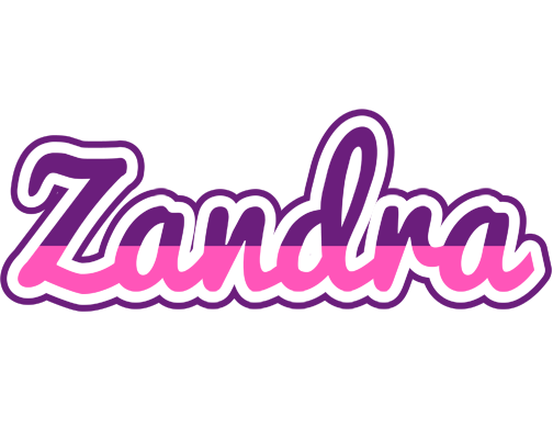 Zandra cheerful logo