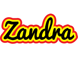 Zandra flaming logo