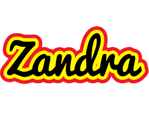 Zandra flaming logo