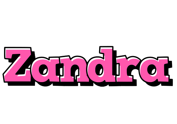 Zandra girlish logo