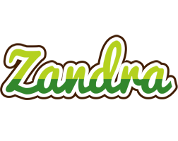 Zandra golfing logo