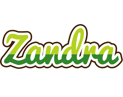 Zandra golfing logo