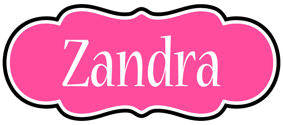 Zandra invitation logo
