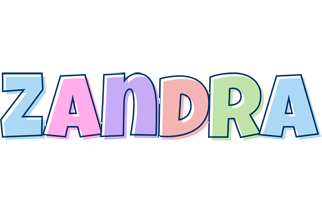 Zandra pastel logo