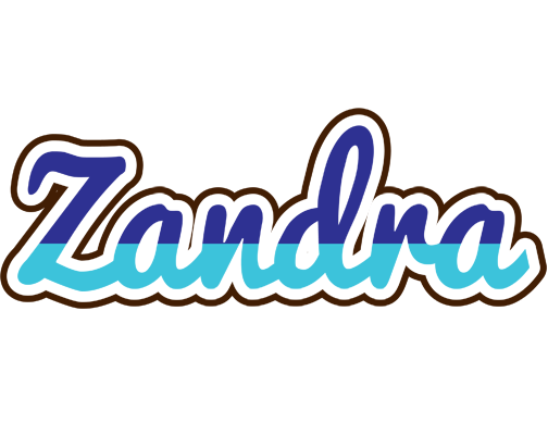 Zandra raining logo