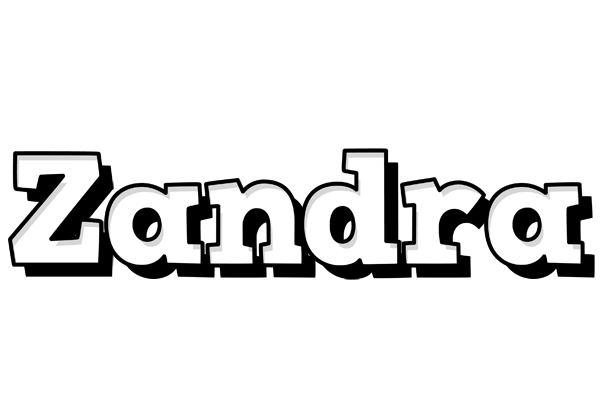 Zandra snowing logo