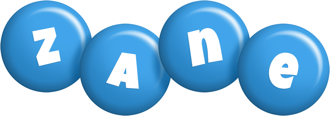 Zane candy-blue logo