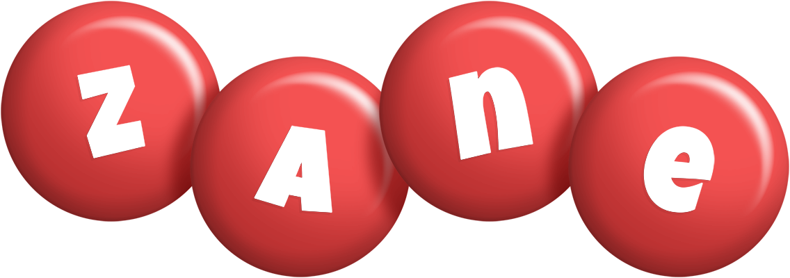 Zane candy-red logo