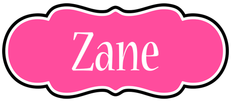 Zane invitation logo