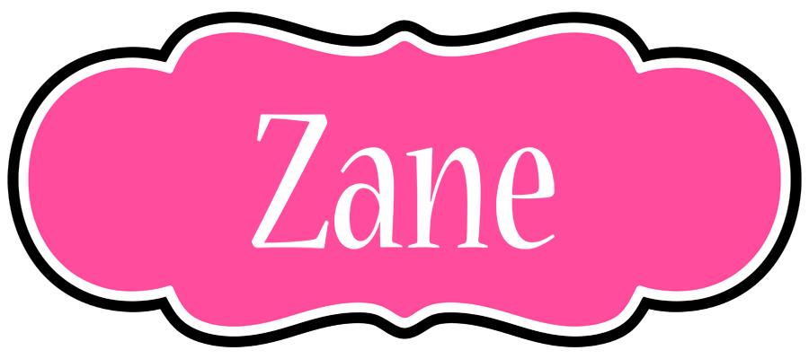Zane invitation logo