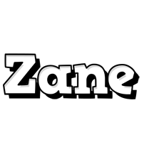 Zane snowing logo