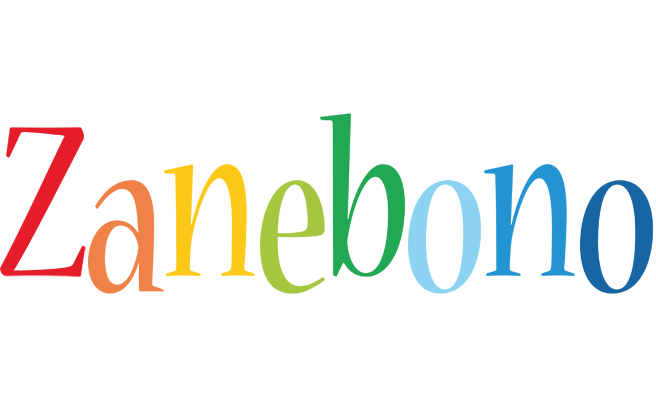 Zanebono birthday logo
