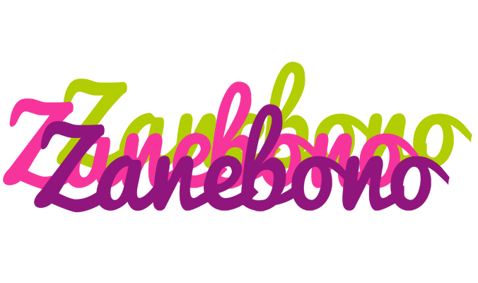 Zanebono flowers logo