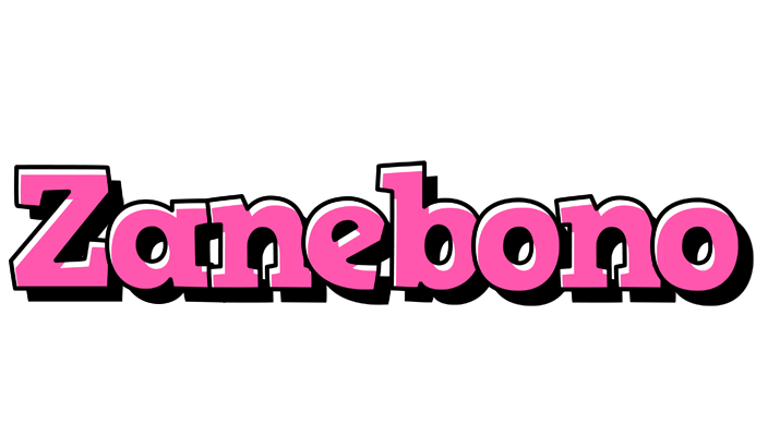 Zanebono girlish logo