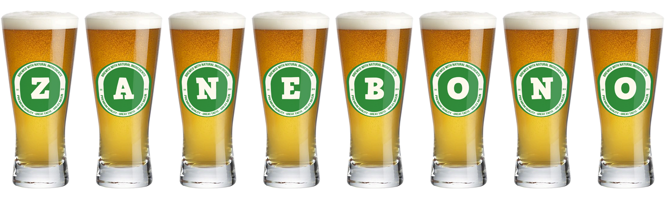 Zanebono lager logo