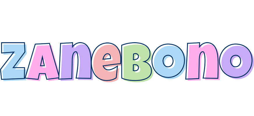 Zanebono pastel logo