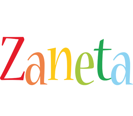 Zaneta birthday logo