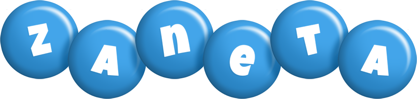 Zaneta candy-blue logo
