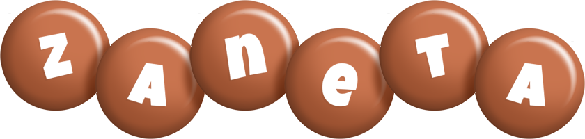 Zaneta candy-brown logo