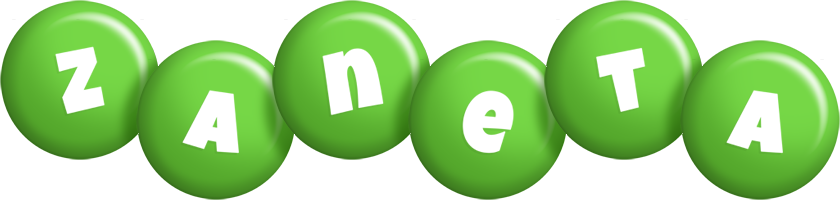 Zaneta candy-green logo