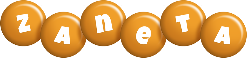 Zaneta candy-orange logo