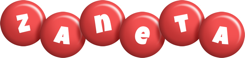 Zaneta candy-red logo