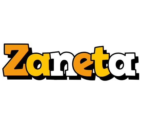 Zaneta cartoon logo