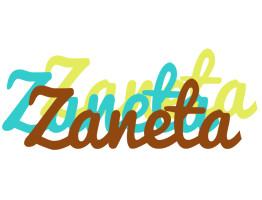 Zaneta cupcake logo