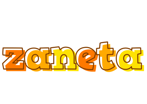 Zaneta desert logo