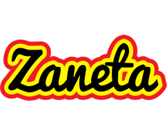 Zaneta flaming logo
