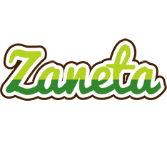 Zaneta golfing logo