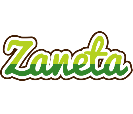 Zaneta golfing logo