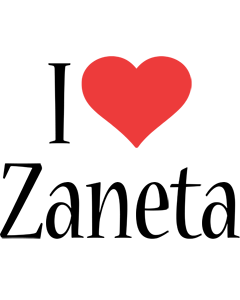 Zaneta i-love logo