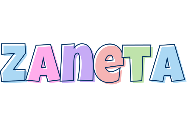 Zaneta pastel logo