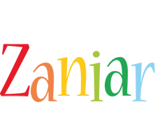 Zaniar birthday logo