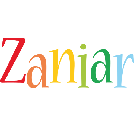Zaniar birthday logo