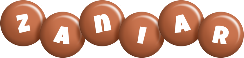 Zaniar candy-brown logo