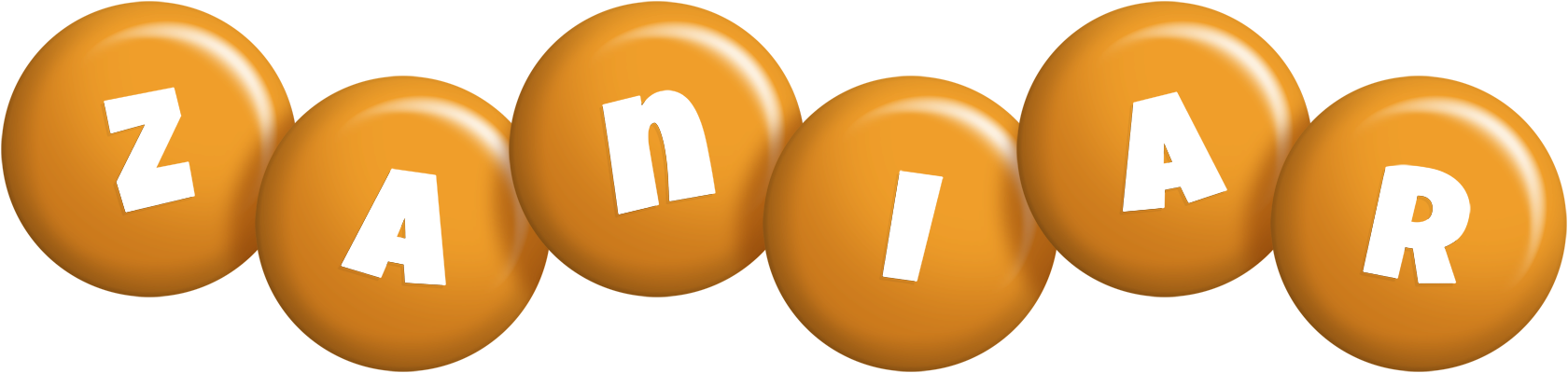 Zaniar candy-orange logo